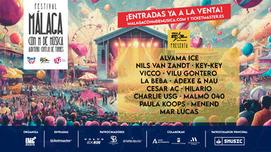 Artistas confirmados para 'Málaga con M de Música': Vicco, Nils Van Zandt, La Beba... ¡y muchos más!