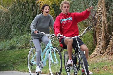 Selena Gomez y Justin Bieber en 2018