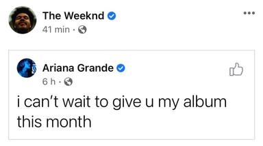 Ariana Grande anuncia por sorpresa un nuevo disco para “este mes”