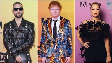 Los 'looks' de Maluma, Ed Sheeran o Rita Ora en la alfombra roja suben el nivel de los MTV EMAs 2021