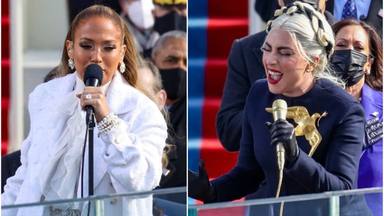 Lady Gaga y Jennifer López emocionan a medio mundo con su canto a la libertad en la investidura de Joe Biden