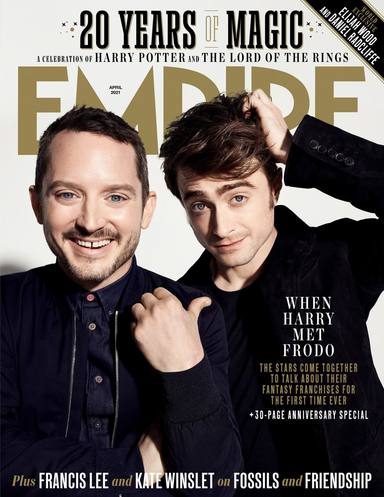 Portada de la Revista Empire de Abril (Elijah Wood y Daniel Radcliffe)