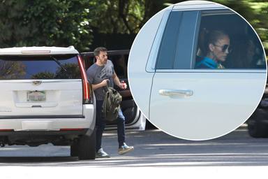 Imágenes de la escapada de Ben Affleck y Jennifer Lopez compartiendo coche