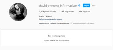 La controvertida desaparición de David Cantero de la vida pública tras su opinión sobre el coronavirus