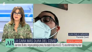 La emoción de Ana Rosa Quintana al escuchar las duras palabras de un paciente de coronavirus