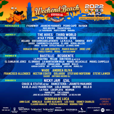 Nicky Jam abandera el cartel del Weekend Beach Festival: este es el cartel completo
